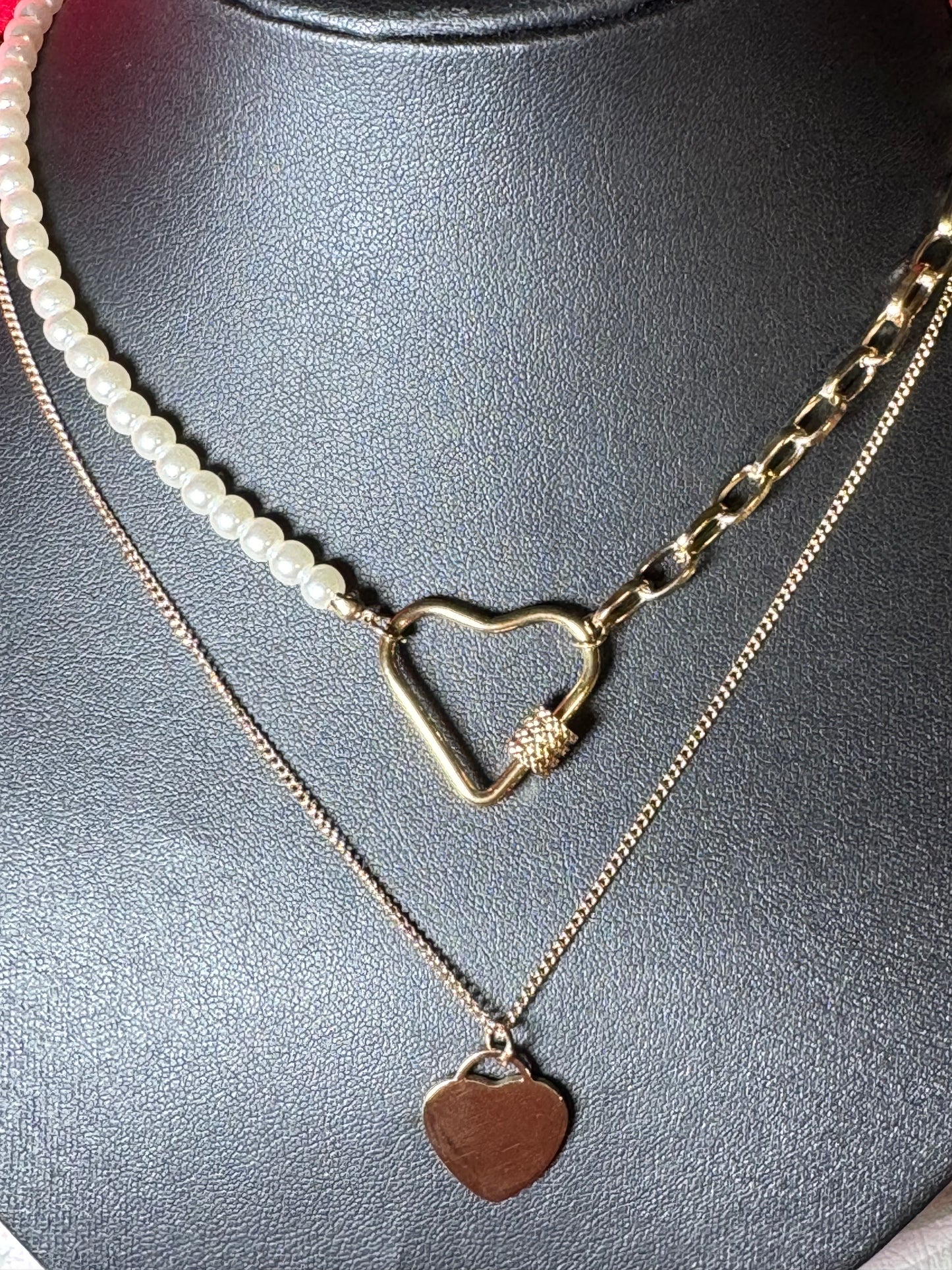 Pearl and Chain Necklace